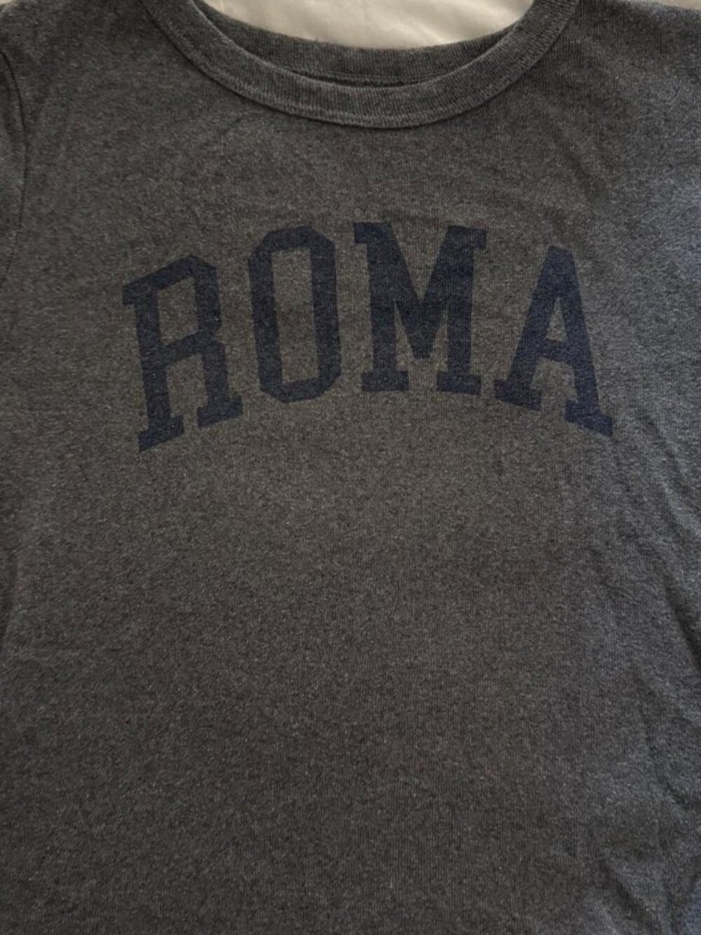 Brandy Melville Gray Baby Tee ONE SIZE